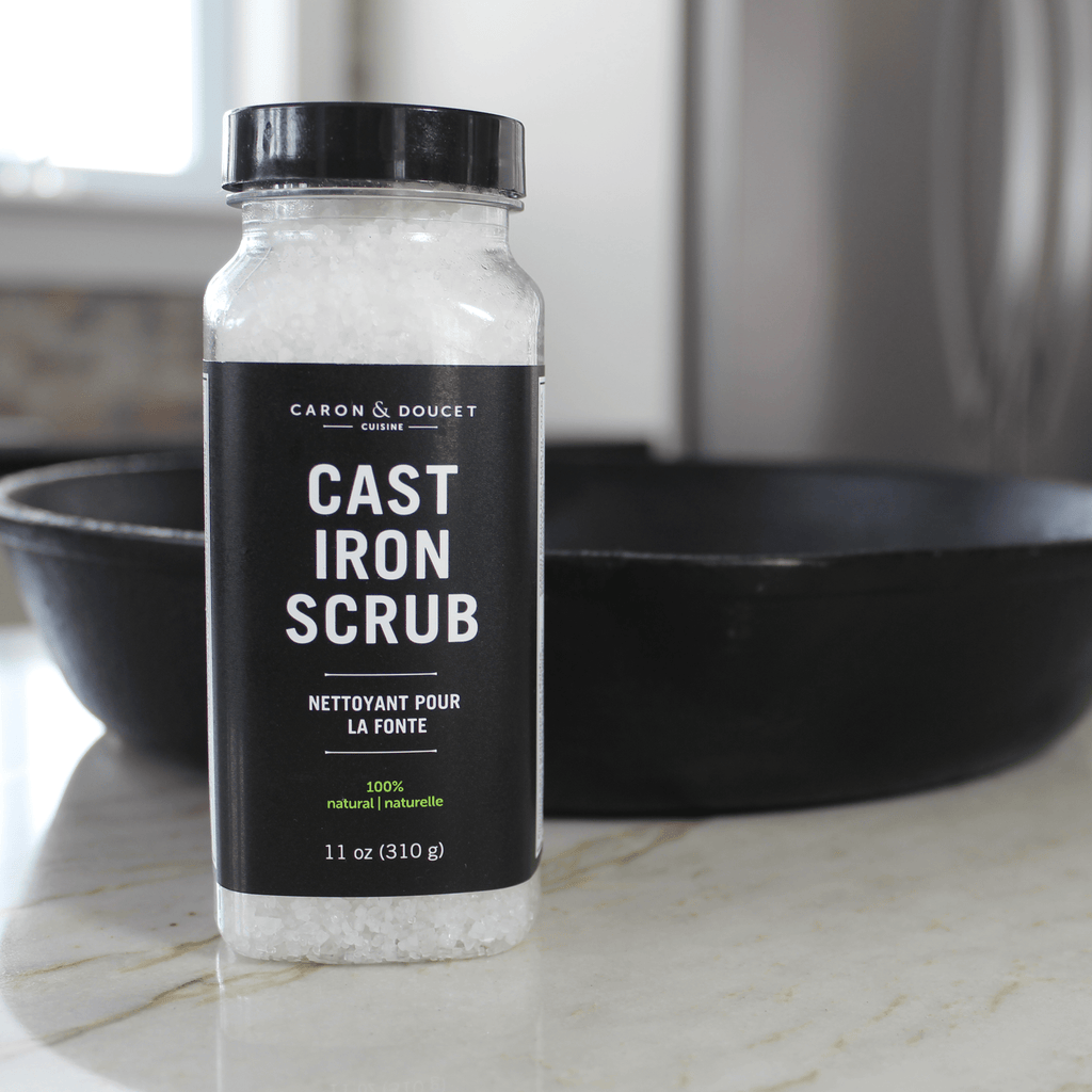 Caron & Doucet 100% Natural Cast Iron Salt Scrub 11-oz