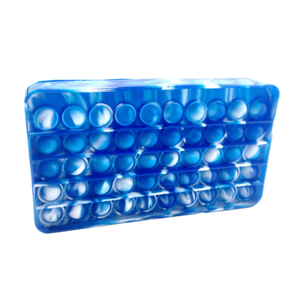 Enday Dots Pencil Case, Blue